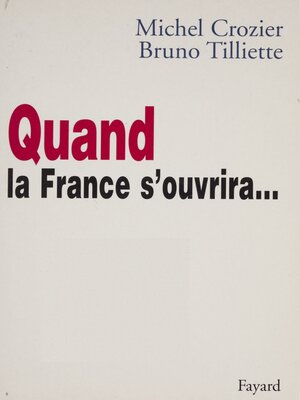 cover image of Quand la France s'ouvrira
